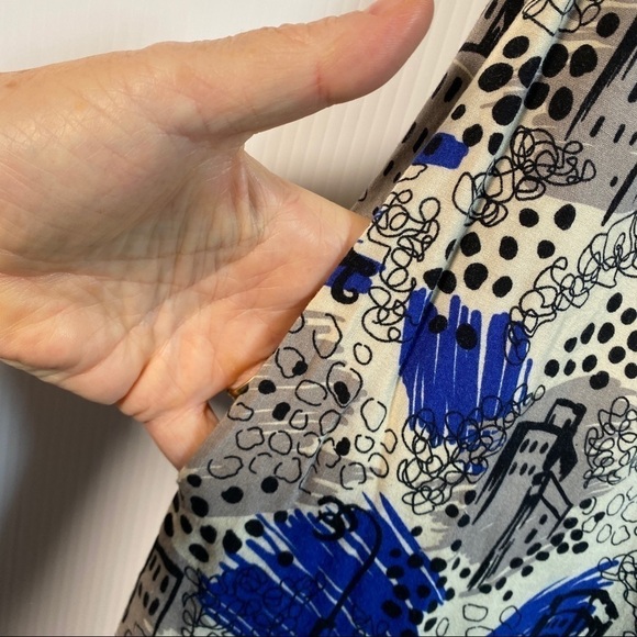 MIMI CHICA Strapless Bandeau dress. Ruched stripe bandeau, gathered skirt. M - Picture 7 of 8